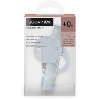 SUAVINEX BROCHE CON CINTA DE TELA COLORES
