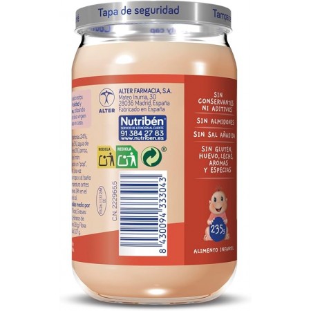 NUTRIBEN POTITOS GUISO GARBANZOS CON POLLO Y TERNERA 1 ENVASE 235 G