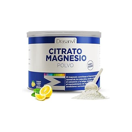 DRASANVI CITRATO DE MAGNESIO POLVO SABOR A LIMON 200 G