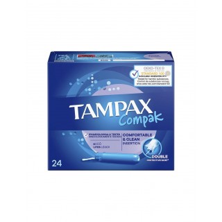 TAMPAX COMPAK LITES 24 UNIDADES