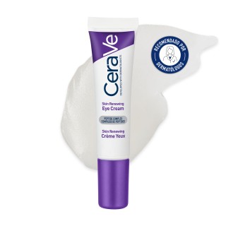 CeraVe Skin Renewing crema reafirmante contorno de ojos recomendada por dermatólogos
