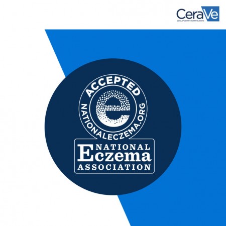 Loción ligera CeraVe avalada por la Asociación Nacional del Eczema para pieles sensibles