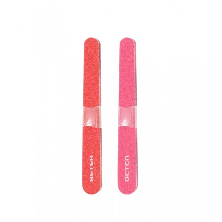 BETER LIMA DE UÑAS MANICURA CORINDON 2 EN 1 FINA & GRUESA 11CM 4 UNIDADES