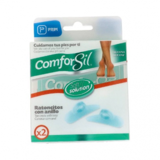 COMFORSIL RATONCITO DE SILICONA CON ANILLO TALLA M CC226M 2 UNIDADES