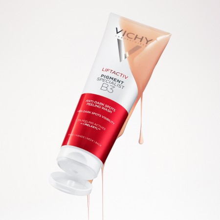Textura sensorial del gel limpiador peeling B3 que exfolia suavemente la piel