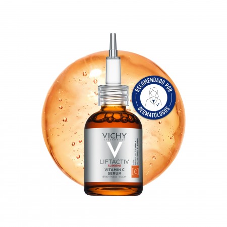 Vichy Liftactiv Sérum Vitamina C Pura de 20 ml recomendado por dermatólogos