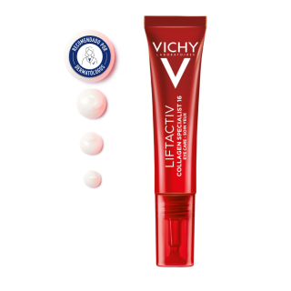 Vichy Liftactiv Collagen Specialist contorno de ojos recomendado por dermatólogos