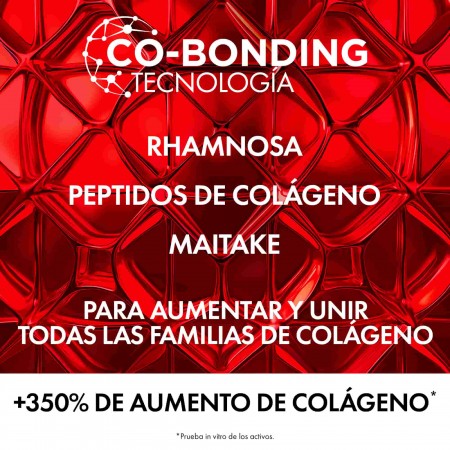 Fórmula con tecnología Co-Bonding, rhamnosa y péptidos para aumentar el colágeno