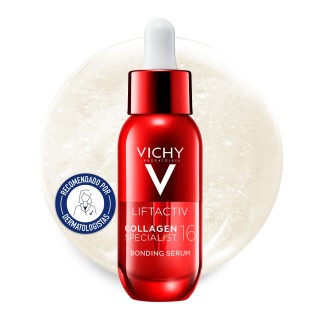 Vichy Liftactiv Collagen Specialist 16 Bonding Serum de 30 ml recomendado por dermatólogos