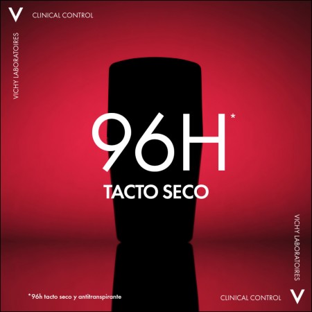 Eficacia de protección antitranspirante de 96 horas y tacto seco de Vichy