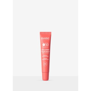 BABE LIP & CHEEK COLOR BALM SPF50 LABIOS Y MEJILLAS 20 ML COLOR PEACH