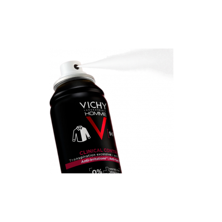 VICHY DESODORANTE CLINICAL CONTROL 96H HOMME ANTITRANSPIRANTE SPRAY 125 ML