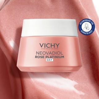 Vichy Neovadiol Rose Platinium crema de día recomendada por dermatólogos para pieles maduras