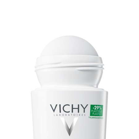 Detalle del aplicador en bola del desodorante intensivo Vichy Stress Resist