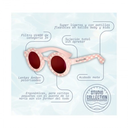 SUAVINEX GAFAS DE SOL INFANTIL POLARIZADAS STUDIO COLLECTION CATEGORIA DE FILTRO 3 DE 0 A 12 MESES