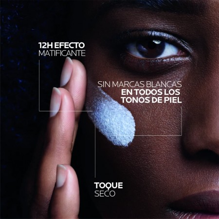 Propiedades de efecto matificante 12 horas y acabado toque seco La Roche-Posay Anthelios Oil Control