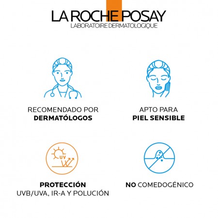 Garantías dermatológicas de alta tolerancia y protección para piel sensible de La Roche-Posay Anthelios