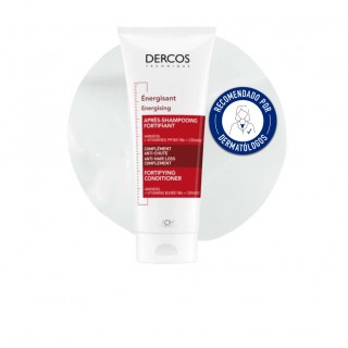 Vichy Dercos Energizante Acondicionador Fortificante 150 ml recomendado por dermatólogos