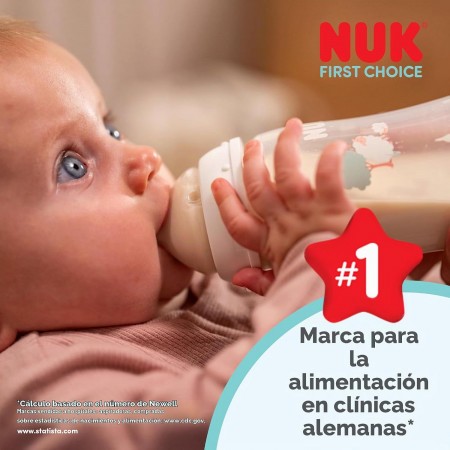 NUK TETINA SILICONA ANTICOLICO FIRST CHOICE+ T-S 0-6 MESES 2 TETINAS