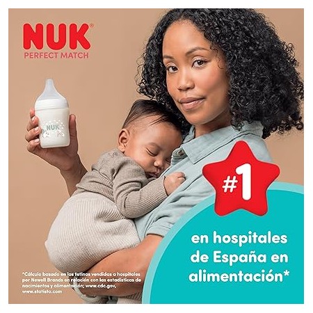 NUK TETINAS SILICONA ANTICOLICO PERFECT MATC T-XL +6 MESES 2 UNIDADES