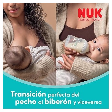 NUK TETINAS SILICONA ANTICOLICO PERFECT MATC T-XL +6 MESES 2 UNIDADES