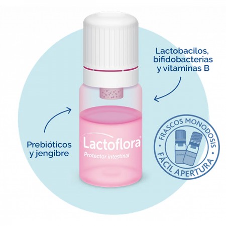 LACTOFLORA PROTECTOR INTESTINAL ADULTO 10 VIALES