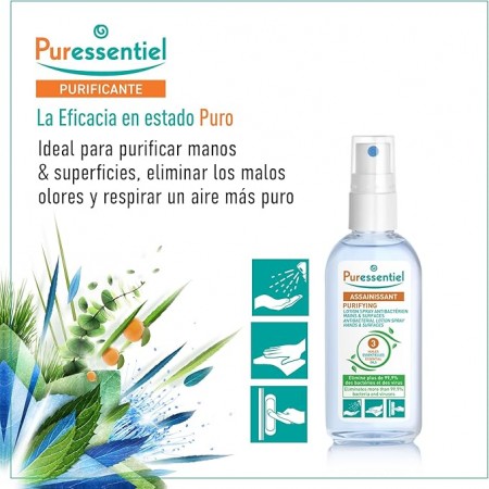 PURESSENTIEL PURIFYING MANOS Y SUPERFICIES SPRAY 80 ML