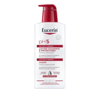 EUCERIN PIEL SENSIBLE Y SECA PH-5 LOCION CALMANTE Y PROTECTORA 400 ML
