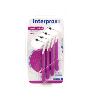 VITIS INTERPROX PLUS MAXI 2.3 4 UNIDADES MORADO+ANGULAR