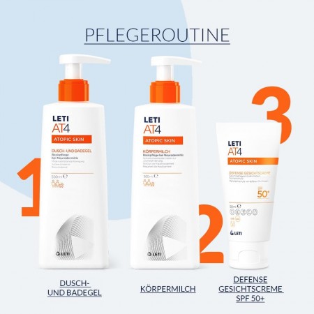 LETI AT4 DEFENSE FACIAL SPF50+ CREMA 50 ML