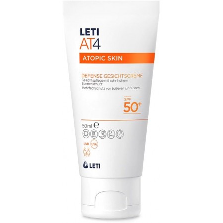 LETI AT4 DEFENSE FACIAL SPF50+ CREMA 50 ML