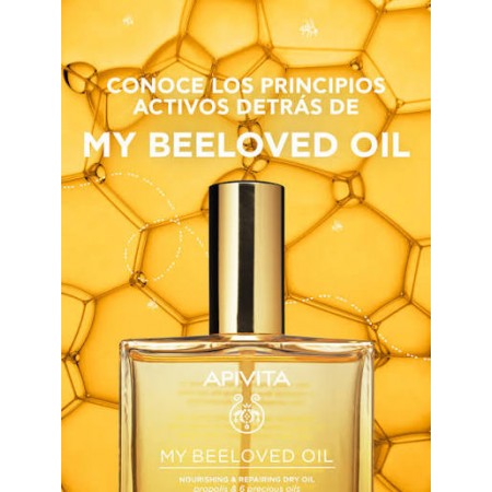 APIVITA MY BEELOVED OIL ACEITE SECO NUTRITIVO Y REPARADOR CARA CUERPO Y CABELLO 100 ML