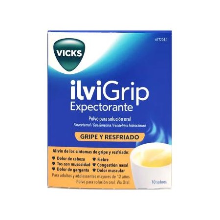 ILVIGRIP EXPECTORANTE 10 SOBRES POLVO