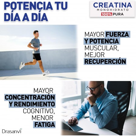 DRASANVI CREATINA MONOHYDRATO 80 MESH SABOR NEUTRO 90 COMPRIMIDOS