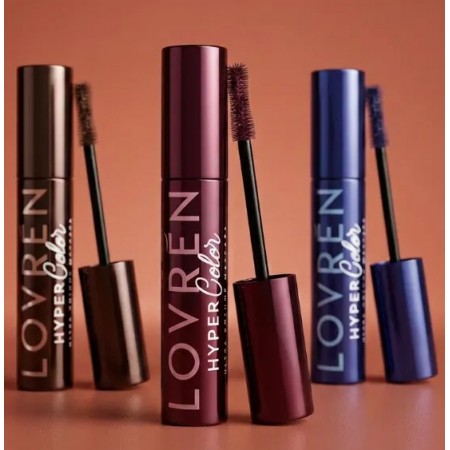 LOVREN HYPER COLOR MASCARA BROWN ULTRA DEFINE VOLUME 12ML