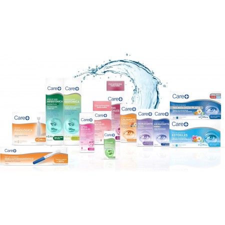 CARE+ TOALLITAS HIGIENICAS OFTALMICAS TECNOLOGIA PLATA 30 MONODOSIS ESTERILES