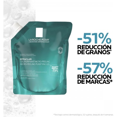 LA ROCHE POSAY EFFACLAR GEL PURIFICANTE MICROEXFOLIANTE 400 ML REFILL