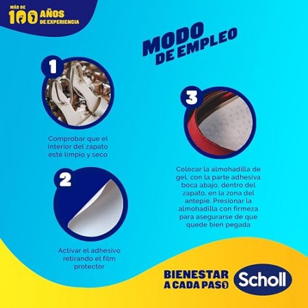 SCHOLL PARTY FEET ALMOHADILLA PLANTAR TECNOLOGY GELACTIV 1 PAR