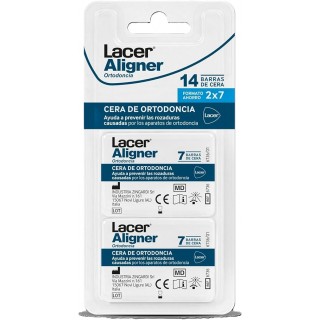 LACER ALIGNER DUPLO CERA DE ORTODONCIA 14 BARRITAS