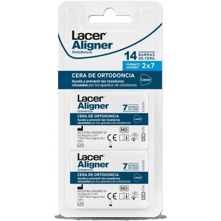 LACER ALIGNER DUPLO CERA DE ORTODONCIA 14 BARRITAS