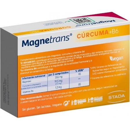 MAGNETRANS CURCUMA + B6 60 COMPRIMIDOS