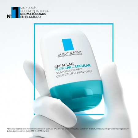 LA ROCHE POSAY EFFACLAR SUPRA MOLECULAR CORRECTOR SEBO Y POROS GEL MATIFICANTE FRESCO 40 ML