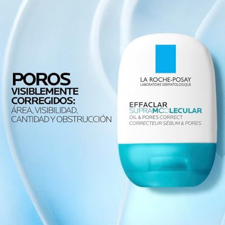LA ROCHE POSAY EFFACLAR SUPRA MOLECULAR CORRECTOR SEBO Y POROS GEL MATIFICANTE FRESCO 40 ML