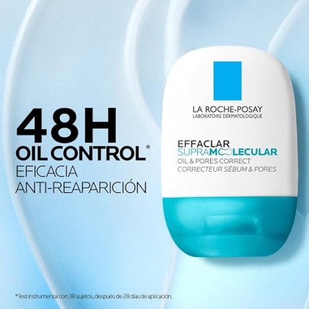 LA ROCHE POSAY EFFACLAR SUPRA MOLECULAR CORRECTOR SEBO Y POROS GEL MATIFICANTE FRESCO 40 ML