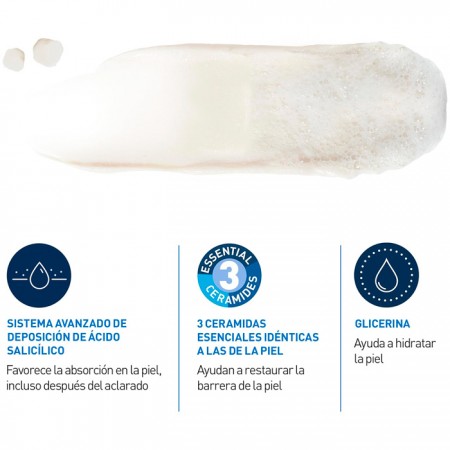 CERAVE LIMPIADOR ARCILLA-ESPUMA CONTROL IMPERFECCIONES PIEL ACNEICA 118 ML