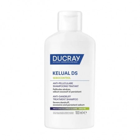 DUCRAY KELUAL DS SEBOCONTROL CHAMPU TRATAMIENTO ANTICASPA SEVERA 100 ML