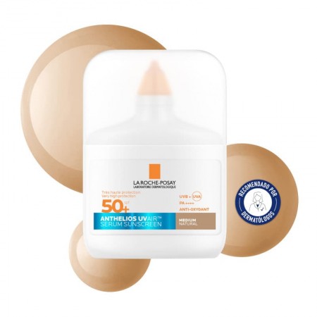 ANTHELIOS UVAIR SPF50+SERUM PROTECTOR SOLAR CON COLOR MEDIUM 50 ML