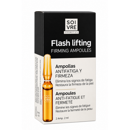 SOIVRE FLASH LIFTING FIRMEZA Y ANTIFATIGA 2 AMPOLLAS 3 ML