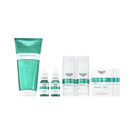 EUCERIN DERMOPURE CLINICAL PROBIOM8 RUTINA CON PROBIOTICOS 8 SEMANAS 4 PRODUCTOS