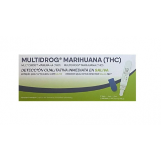 MULTIDROG TEST DETECCION INMEDIATA DE MARIHUANA (THC) EN SALIVA 1 AUTOTEST